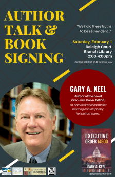 Author Book signing Flyer 2